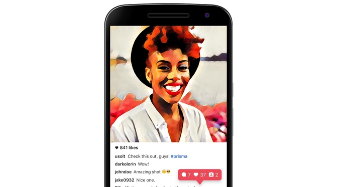 Edit foto Prisma di iOS kini tanpa koneksi internet