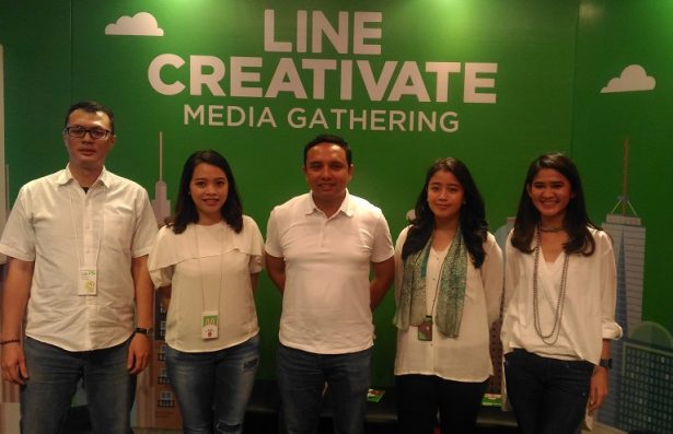 Line adu kreativitas para developer lokal