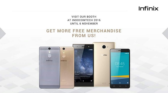 Infinix Hadir di Indocomtech 2016, Tawarkan Promo Menarik