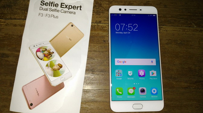 Review: Oppo F3 Plus, Dual Kamera Selfie Buat yang Narsis