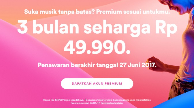 Spotify Promo Lagi! Langganan Premium 3 Bulan Kini Cuma Rp49.990!