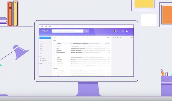 Layanan Email Yahoo Kini Punya Desain Baru