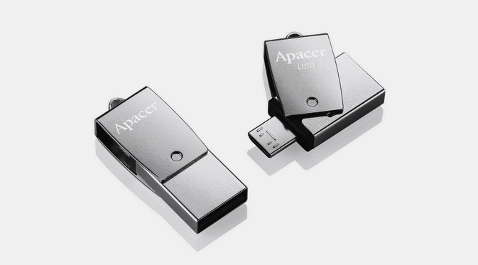 Flash Drive Apacer Ini Bisa Dicolok di Smartphone Sekaligus Laptop!