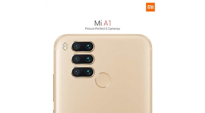 Xiaomi Rilis Mi A1 dengan Enam Kamera