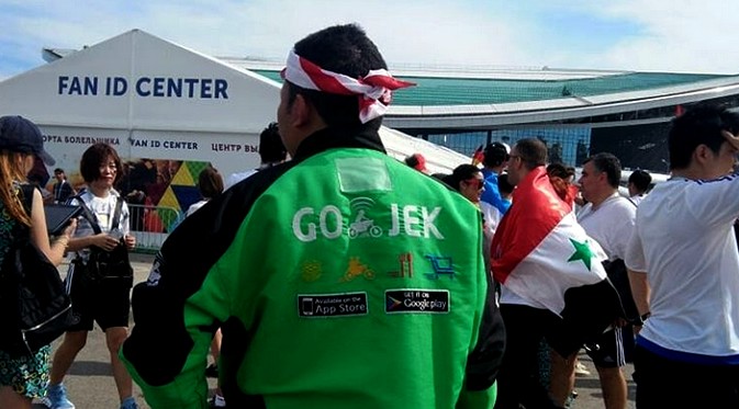 Driver Go-Jek Ini Bisa Nonton Piala Dunia 2018 Langsung di Rusia