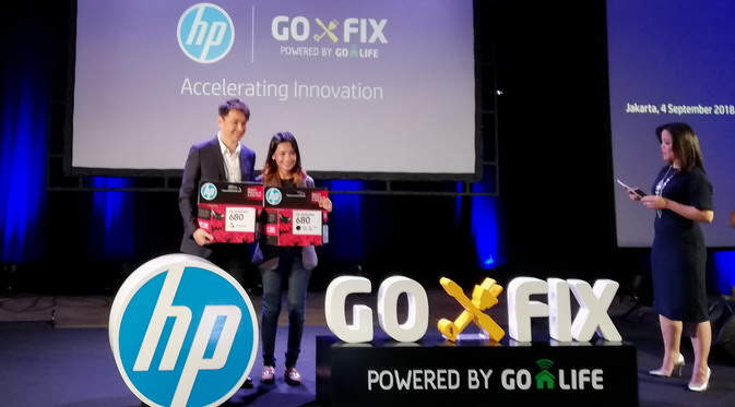 HP Indonesia Gandeng Go-Life untuk Antar dan Instal Produknya