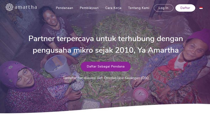 Startup Fintech Amartha Urus Izin agar Direstui OJK