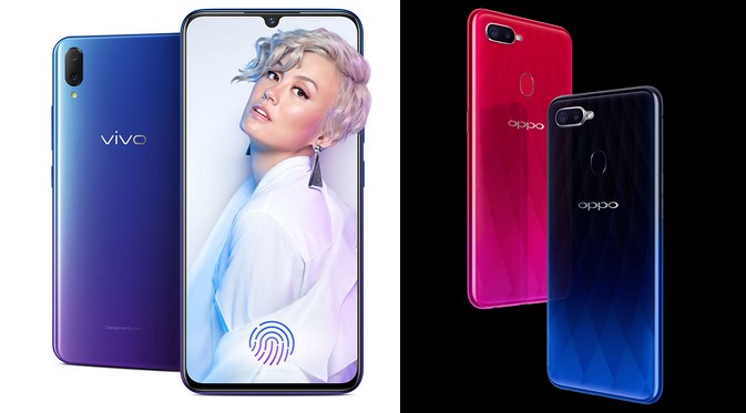 Perbandingan Spesifikasi Vivo V11 Pro vs Oppo F9