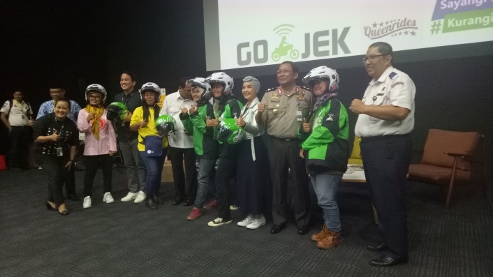 Sering Diremehkan, Go-Jek Bekali Driver Wanita Pelatihan Safety Riding