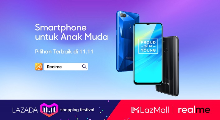 Realme Sajikan Tiga Produk Jagoan di Festival Belanja Online 11.11