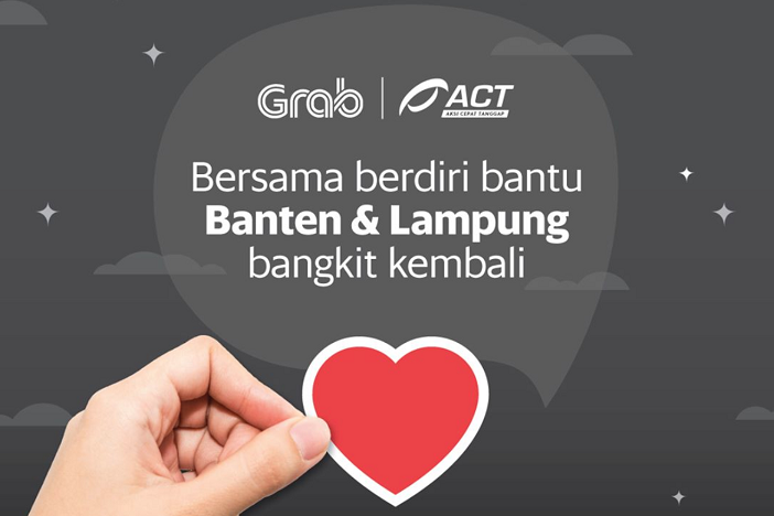 Grab Ajak Pengguna Bantu Korban Tsunami Anyer Melalui Tukar Poin Rewards