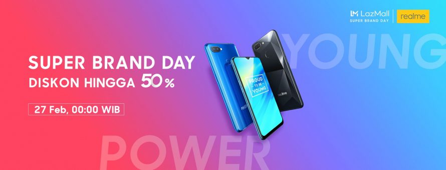 Besok! Promo Menggiurkan Realme di Lazada Super Brand Day