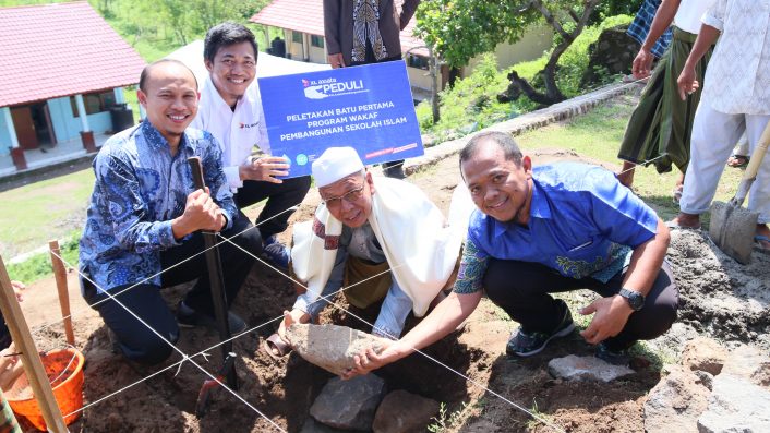 XL Axiata Bangun Gedung Sekolah Pasca Gempa di Lombok Utara