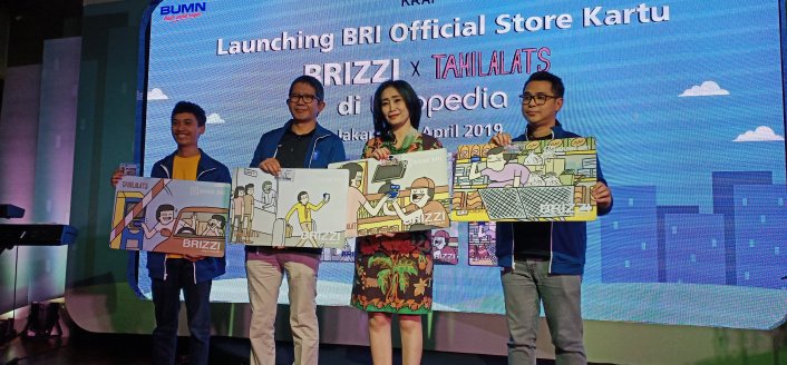 BRI Buka Official Store di Tokopedia, Jual Kartu BRIZZI Edisi Tahilalats