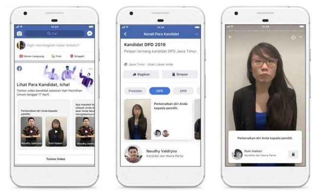 Jelang Pemilu, Facebook Luncurkan Fitur Info Kandidat