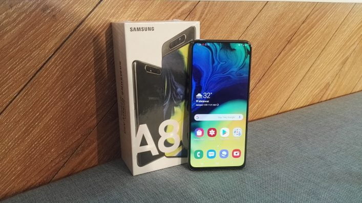 Review Samsung Galaxy A80: Desain Memukau dengan Tiga Kamera Flip