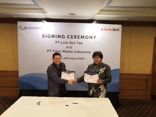 Dongkrak Kualitas Layanan, Link Net Gandeng Fiber Media Indonesia