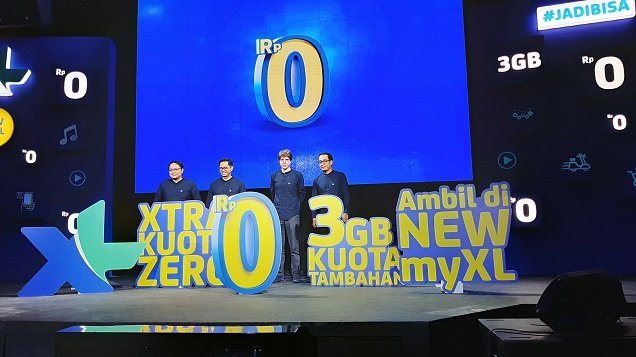 XL Luncurkan Paket Data "Xtra Kuota Zero" Seharga Nol Rupiah