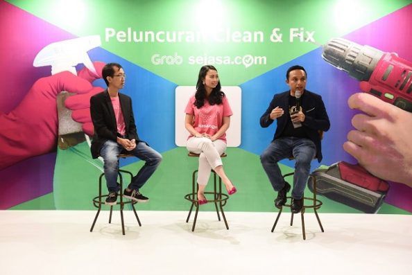 Grab Tambah Fitur Pemesanan Jasa 'Clean and Fix' Rumah