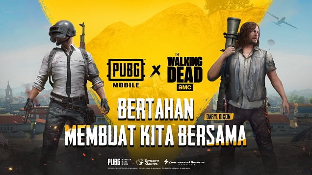 Kolaborasi Apik Game Besutan PUBG Mobile dan The Walking Dead