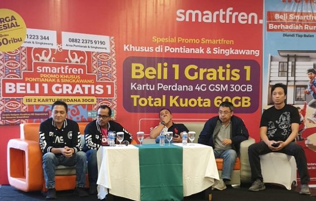 Layanan Telekomunikasi Smartfren Singgah di Pontianak dan Singkawang