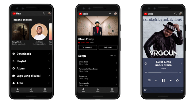 YouTube Music Resmi Hadir di Indonesia