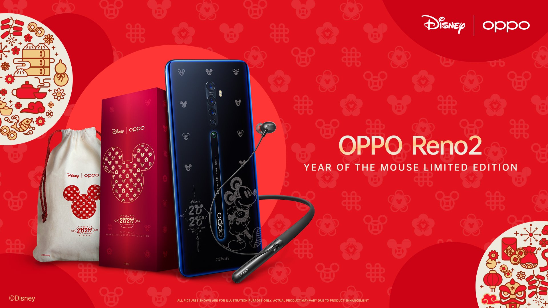 Oppo Mulai Pasarkan Reno2 Edisi Mickey Mouse