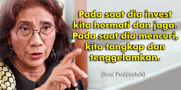 Polemik Natuna, Netizen Rindu Sikap Tegas Menteri Susi