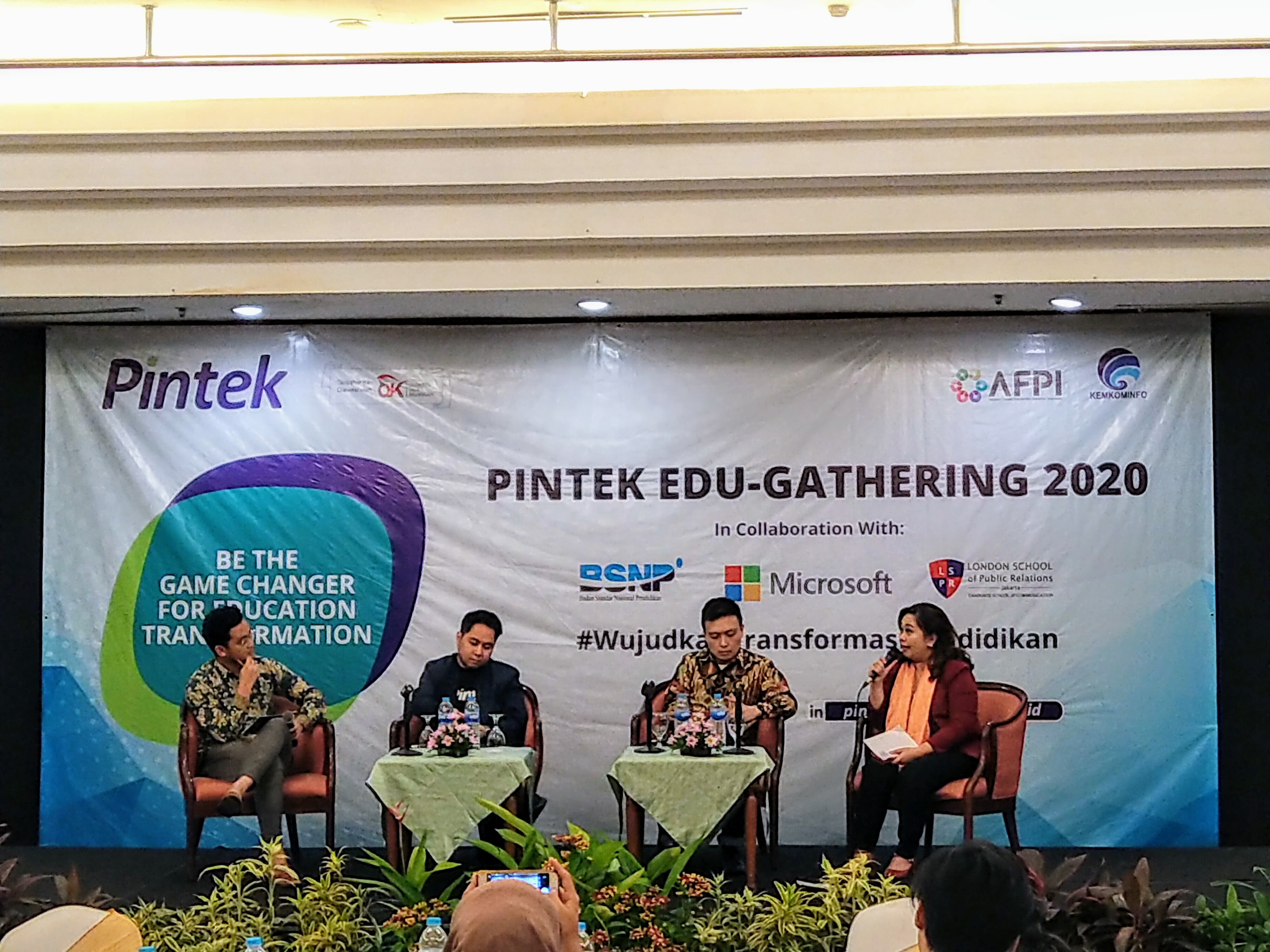 Perdana, Pintek Gelar Pintek Edu-Gathering 2020