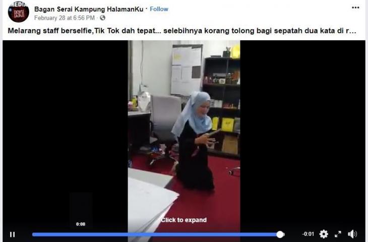 Ketahuan Main TikTok di Kantor, Ponsel Wanita ini Dibanting Atasan