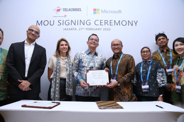 Telkomsel Gandeng Microsoft Perkuat Segmen Enterprise