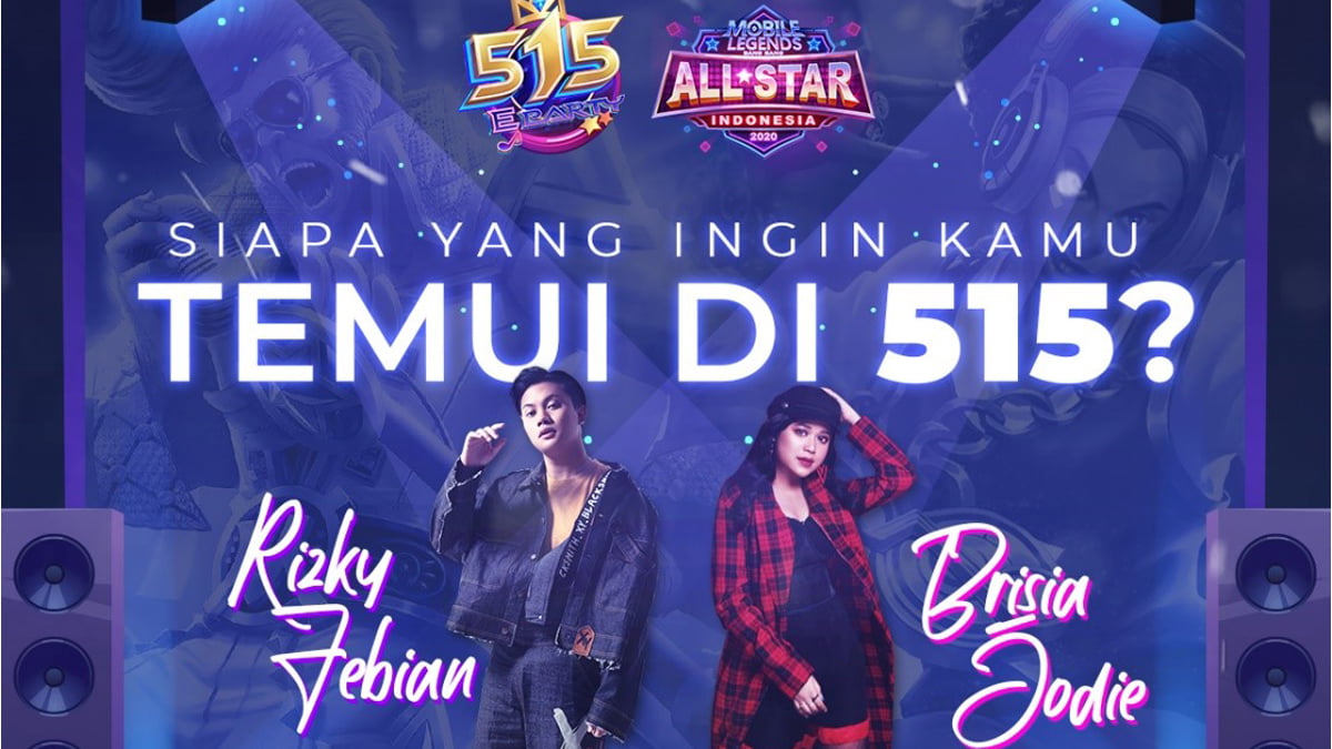 Rizky Febian dan Brisia Jodie Siap Meriahkan eParty Mobile Legends: Bang Bang!