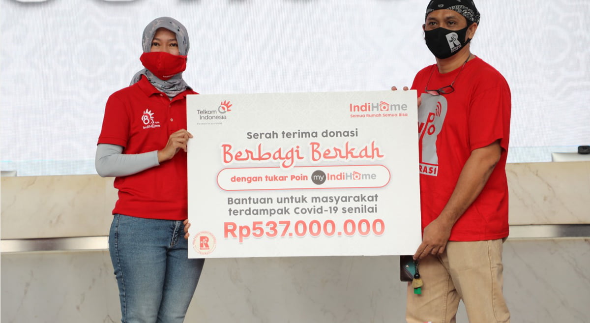 IndiHome Donasikan 3.000 Paket Sembako untuk Masyarakat Terdampak COVID-19