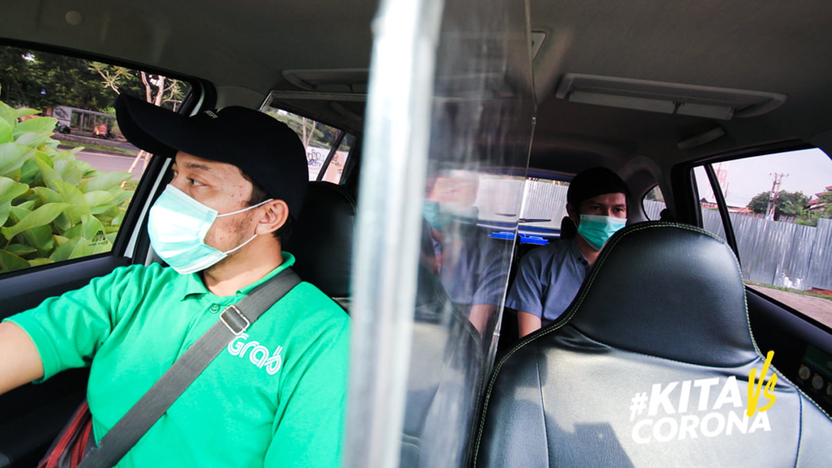 Layanan GrabCar Protect Bantu Mobilitas Masyarakat Selama PSBB