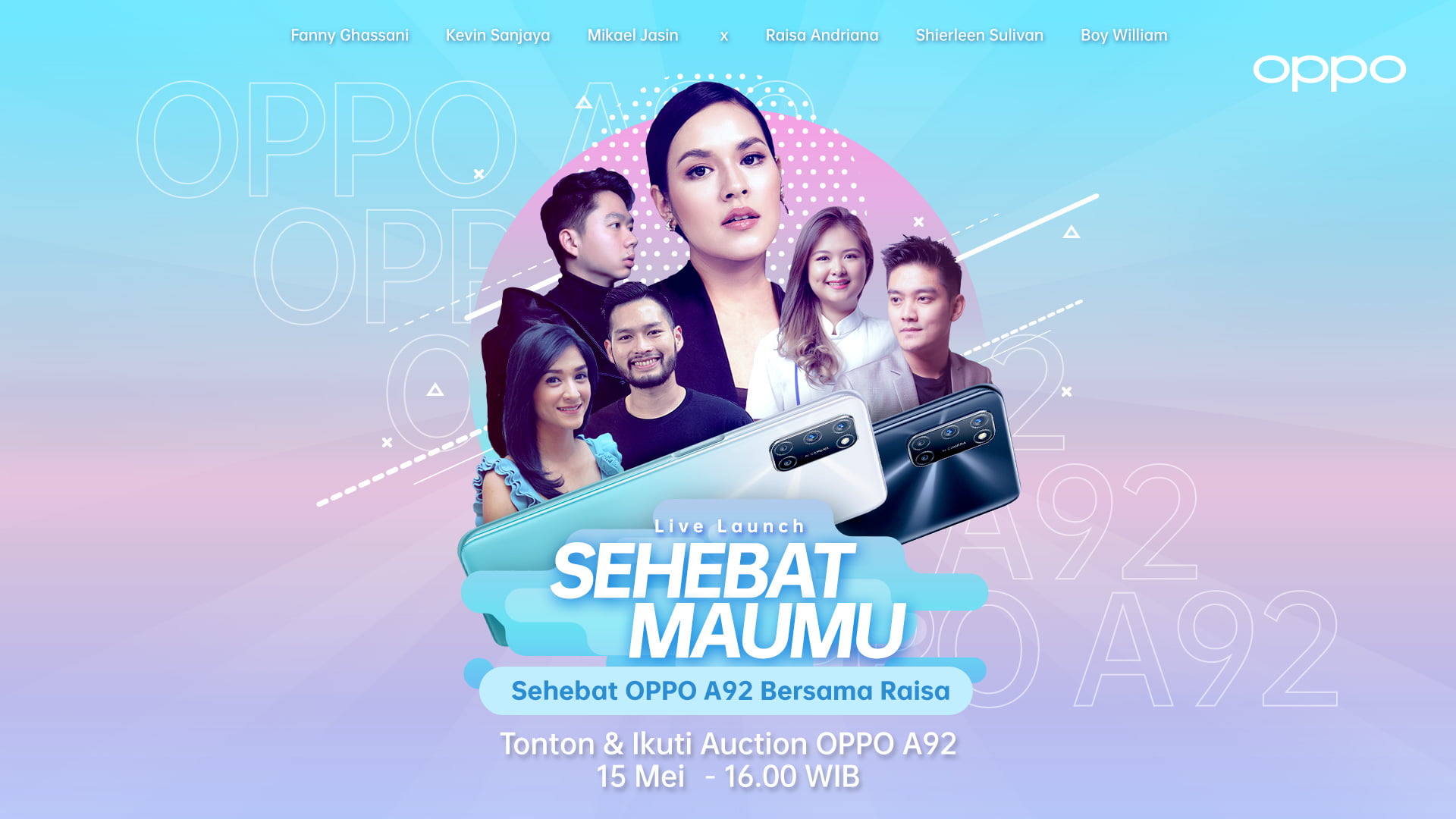 Rayakan Peluncuran A92, OPPO Gelar 'Sehebat Maumu'