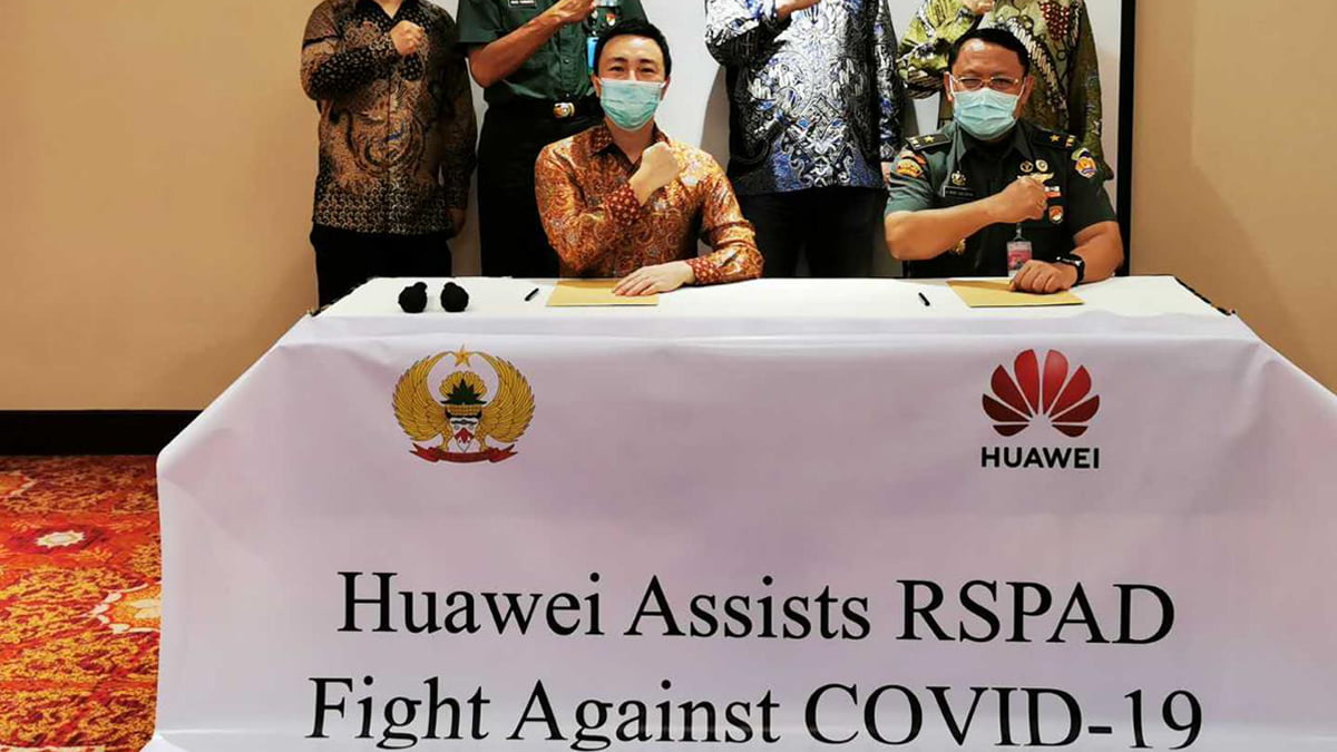 RSPAD Gatot Soebroto Gandeng Huawei Lawan Penyebaran Covid-19