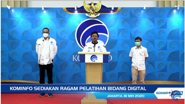 Kominfo Gagas Tiga Program Pelatihan Bidang Digital di Masa Pandemi