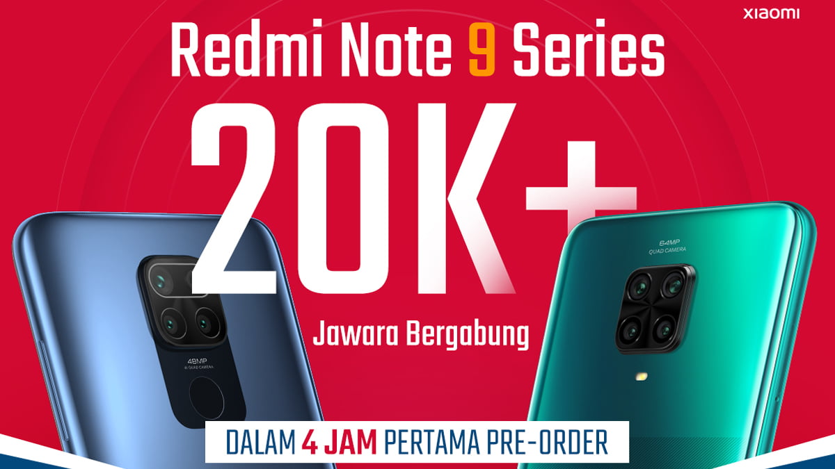 20.000 Unit Ponsel Jawara Redmi Note 9 Ludes Dipesan dalam 4 Jam Pertama