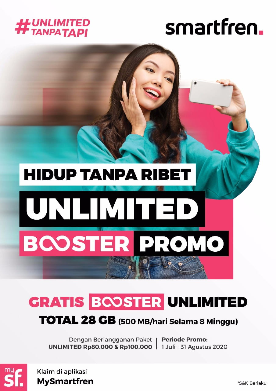 Smartfren Luncurkan Booster Unlimited, Harga Mulai Rp2.000