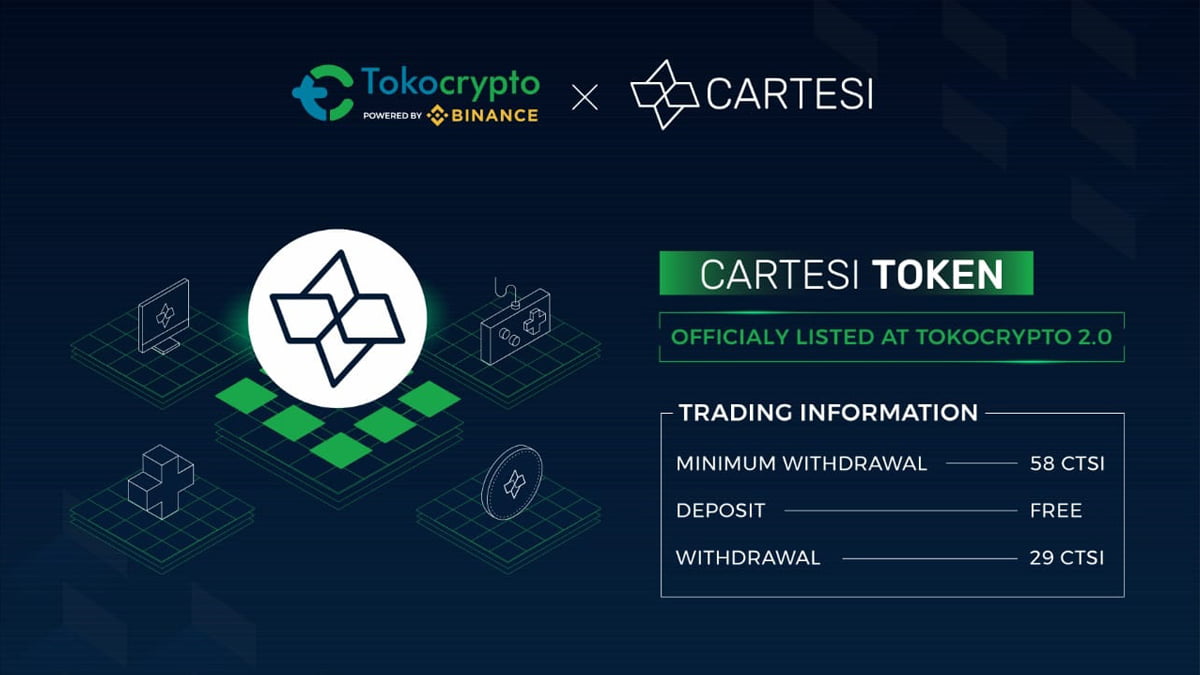 Cartesi Token Resmi Diperdagangkan di Tokocrypto