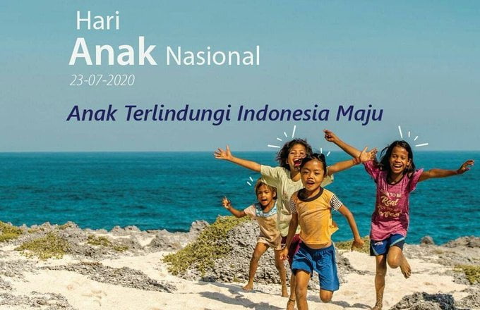 Ucapan Selamat Hari Anak Nasional Bergaung di Medsos