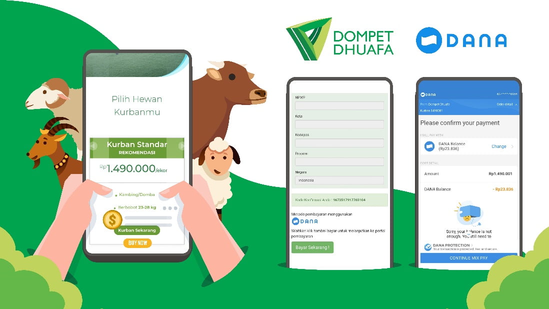 DANA dan Dompet Dhuafa Hadirkan Solusi Kurban Digital di Masa Pandemi