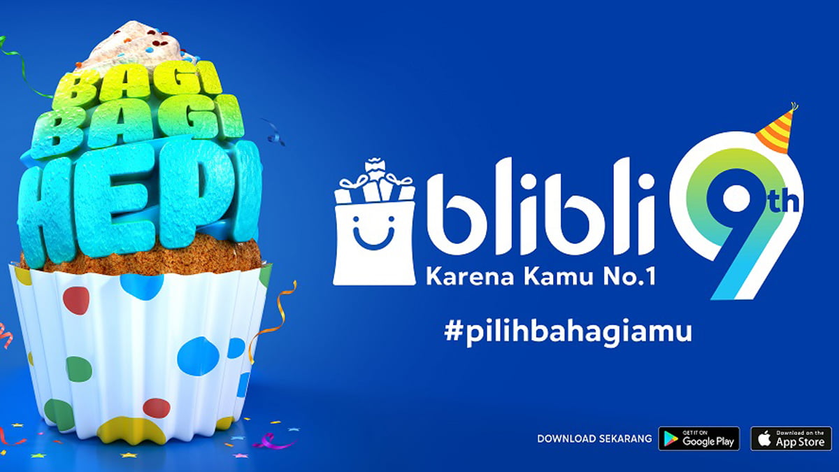 Pelanggan Penuhi Wishlist Selama Ulang Tahun Blibli