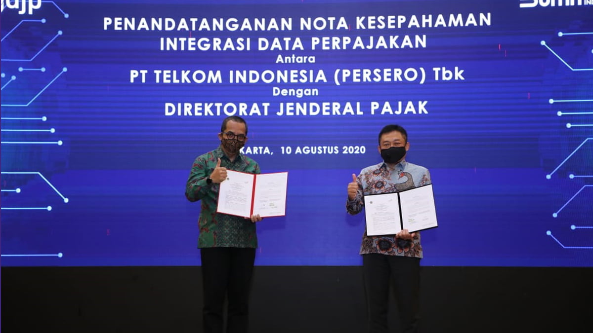 DJP dan Telkom Perkuat Kerja Sama Melalui Integrasi Data Perpajakan