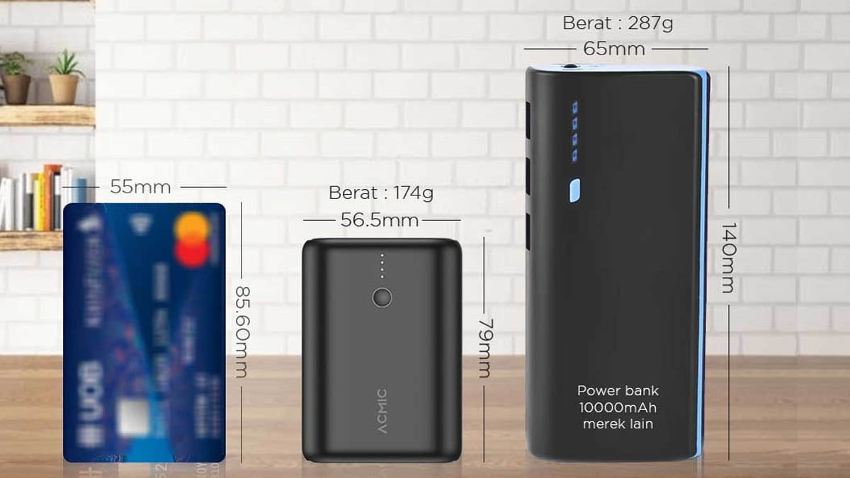 ACMIC Luncurkan MINIMAX, Power Bank 10.000mAh Berukuran Super Mini Berteknologi AI