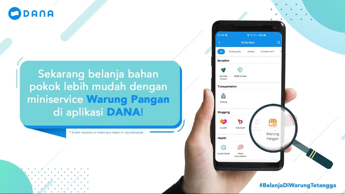 Dukung Upaya Pemulihan UMKM, DANA Gandeng BGR Logistics Hadirkan Miniservice Warung Pangan