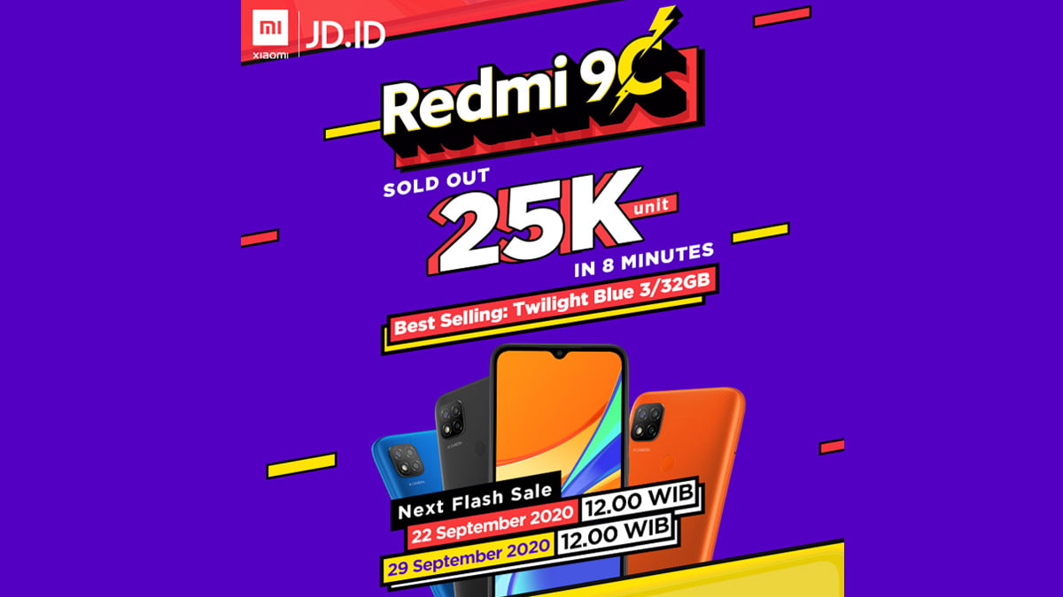 Gelar Penjualan Perdana di JD.ID, Redmi 9C Ludes Terjual Dalam 8 Menit