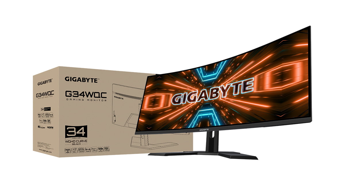 GIGABYTE Meluncurkan Monitor Gaming Ultra-wide 34 inci