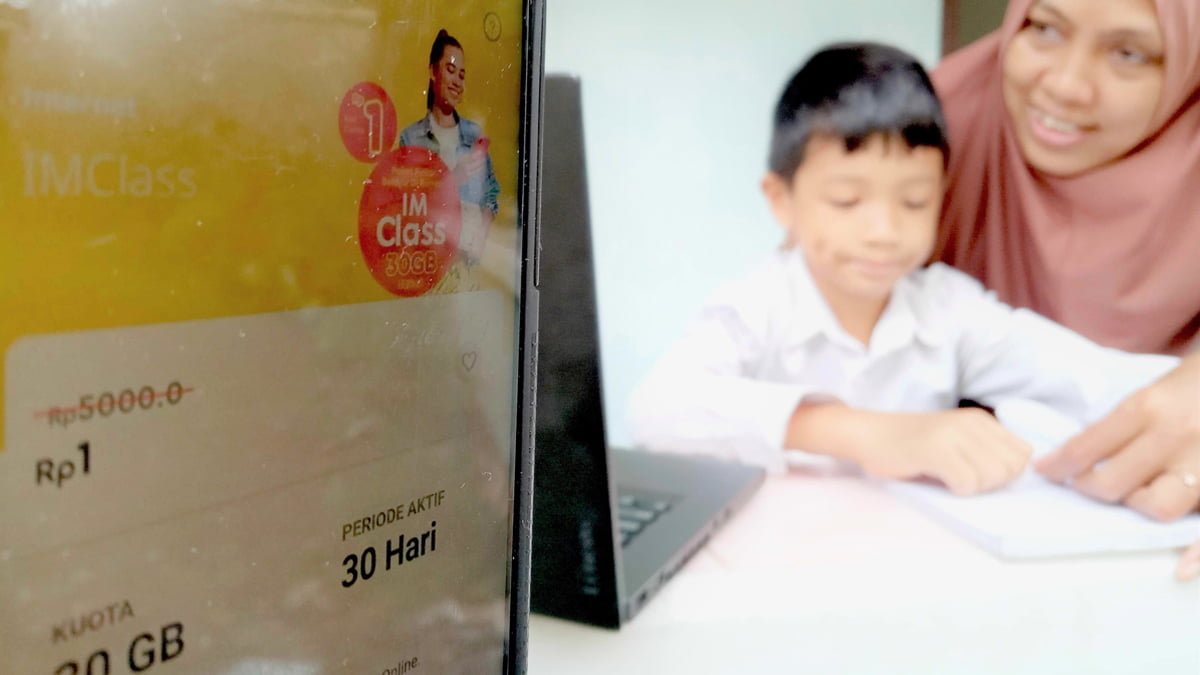 Dukung Program Pembelajaran Jarak Jauh (PJJ), IM3 Ooredoo Hadirkan Paket IMClass 30GB Hanya Rp1