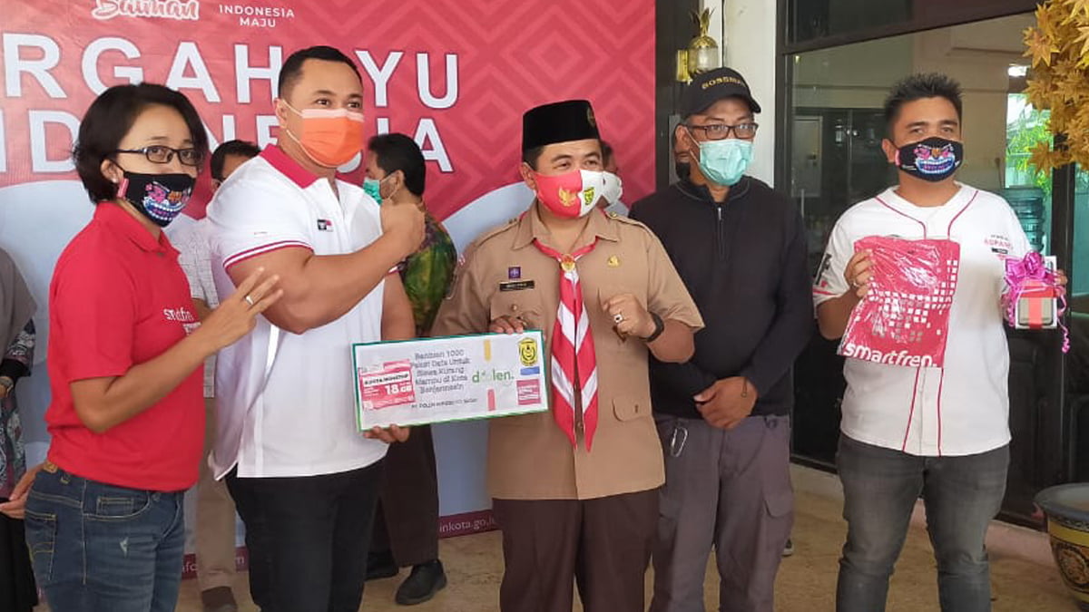 Berbagi 1.000 Kuota NONSTOP, Smartfren Pastikan Kelancaran Belajar Jarak Jauh di Banjarmasin